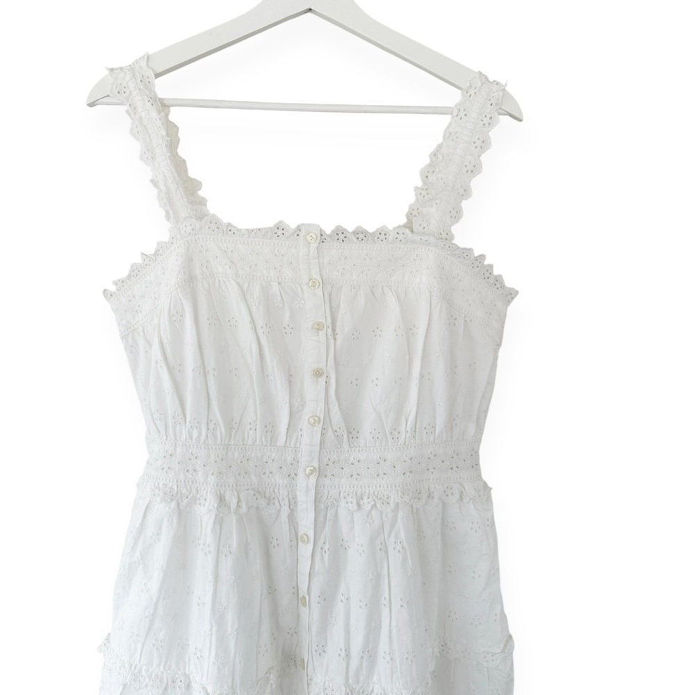 White Eyelet Midi Sundress - Brand: - Picture 3 of 13